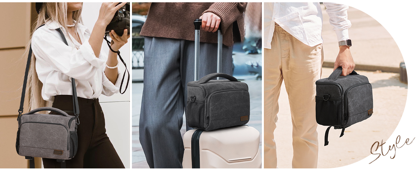 Camera Bags for Photographers Small Crossbody Shoulder Bag DSLR SLR Camera Case  Waterproof