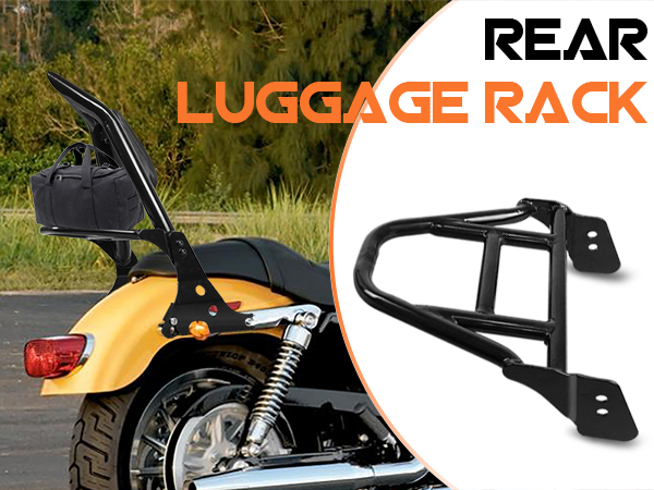 Amazon.com: AUFER Motorcycle Detachable Rear Passenger