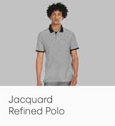 Calvin Klein Men's Jacquard Refined Polo