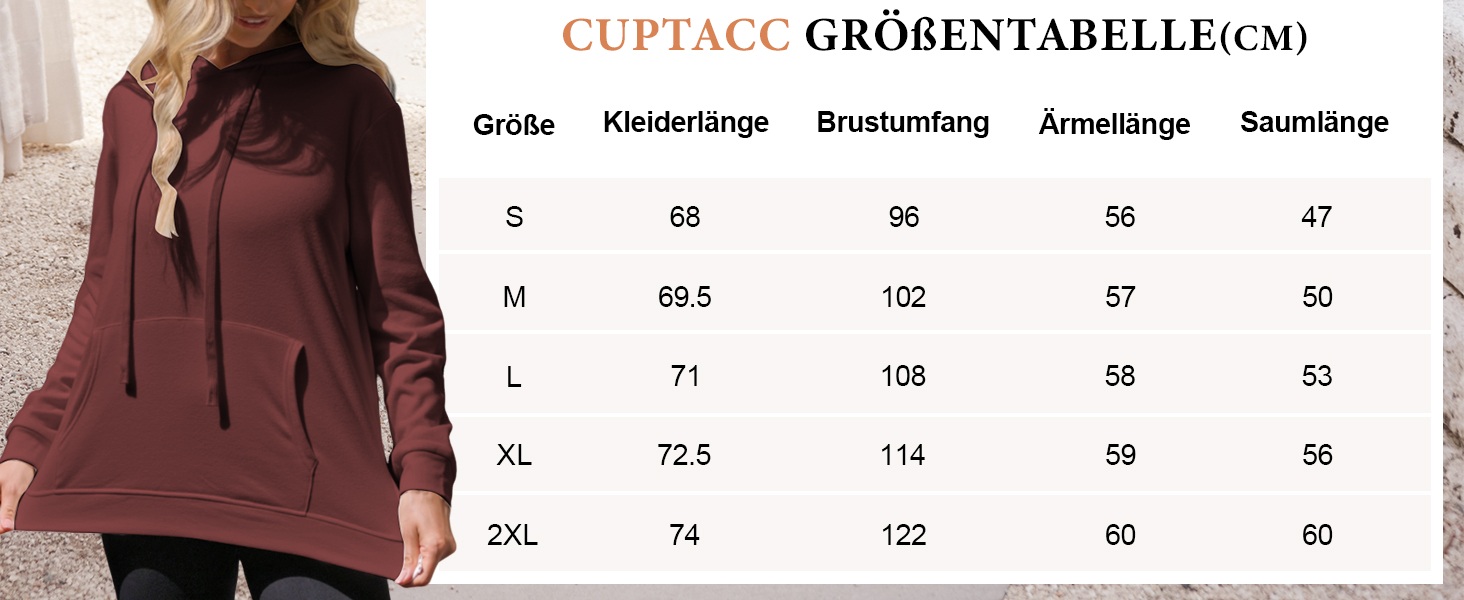 Cuptacc Damen Hoodie OEKO-TEX STANDARD 100 Comfortable Herbstmode Pullover Mit Kapuze Tasche 8fa211e0 511f 4736 Bb38 E011ceaaf4a5. CR0,0,1464,600 PT0 SX1464 V1