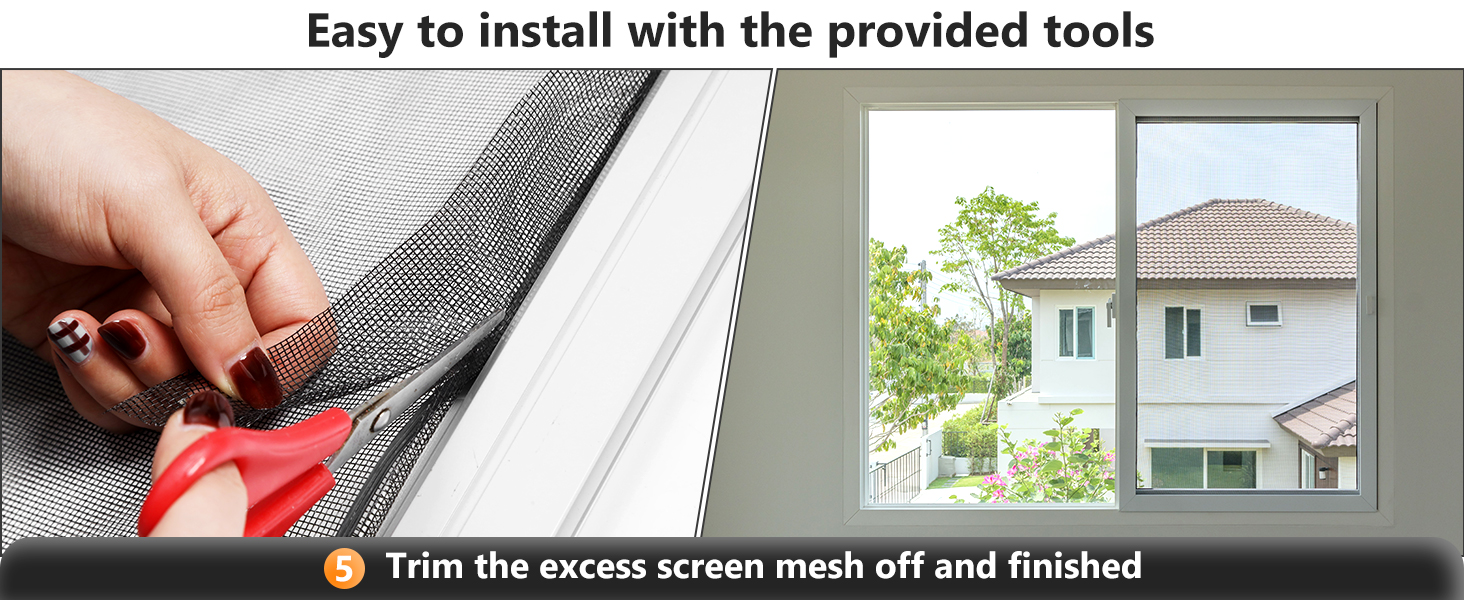 Easy to install with the provided tools