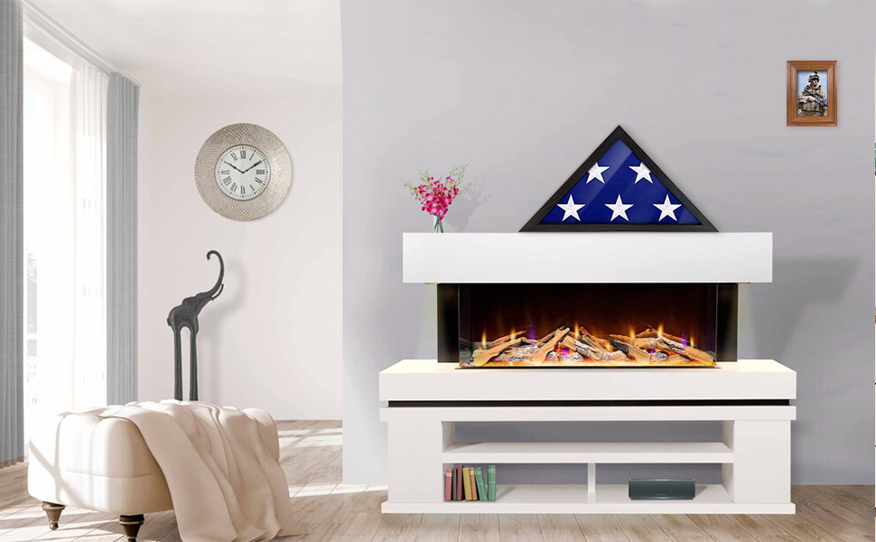 ASmileIndeep Flag Display Case for 3' x 5' American Flag