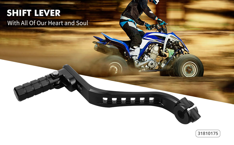 NICECNC Black Folding Shift Lever Pedal Gear Shifter