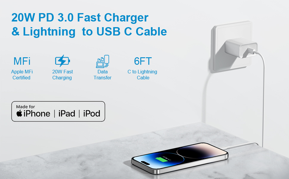 iPhone Charger Fast Charging