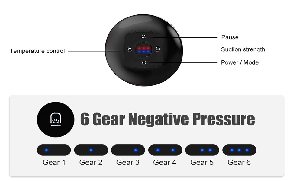 Our electric cupping therapy set provides deep tissue massage for you