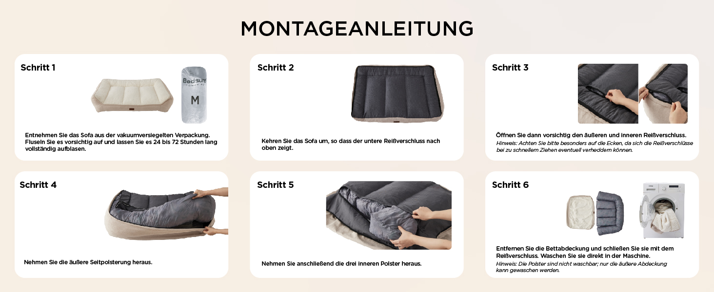 Der Text Lautet „MontageanLeitung“. Eine techSstufige Montageanleitung Ziftt Die InstallationenReihenfolge des Produkts MIT DETAILLIERTEN Abbildungen.