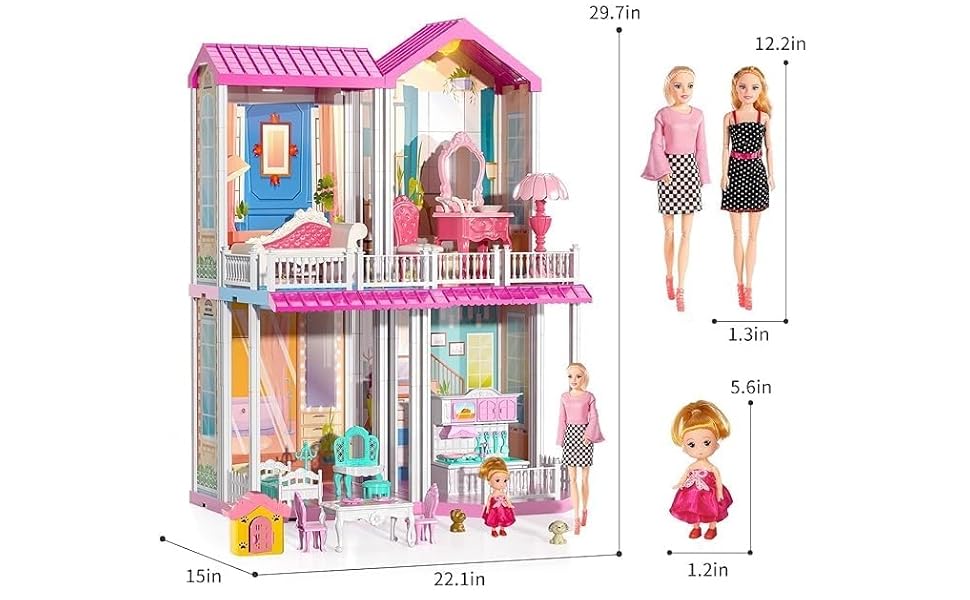 RR 183 Piece Doll House