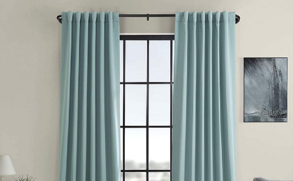 Curtain Rods 2 Pack, Wrap Around Curtain Rods 2848", Metal