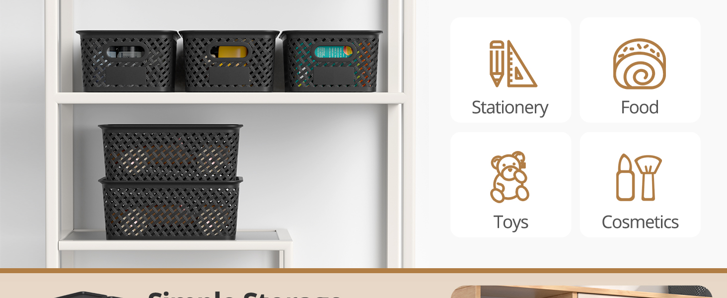 baskets for organizing