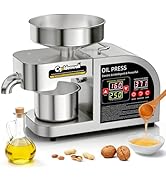 CGOLDENWALL Oil Press Machine, Household Oil Making, Electric Oil Extractor for Cold&Hot Pressing...