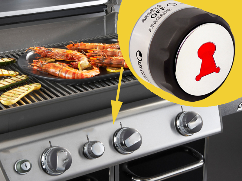 Nexjy 𝙐𝙥𝙜𝙧𝙖𝙙𝙚𝙙 91538 Gas Grill Lighted Control Knobs(OEM