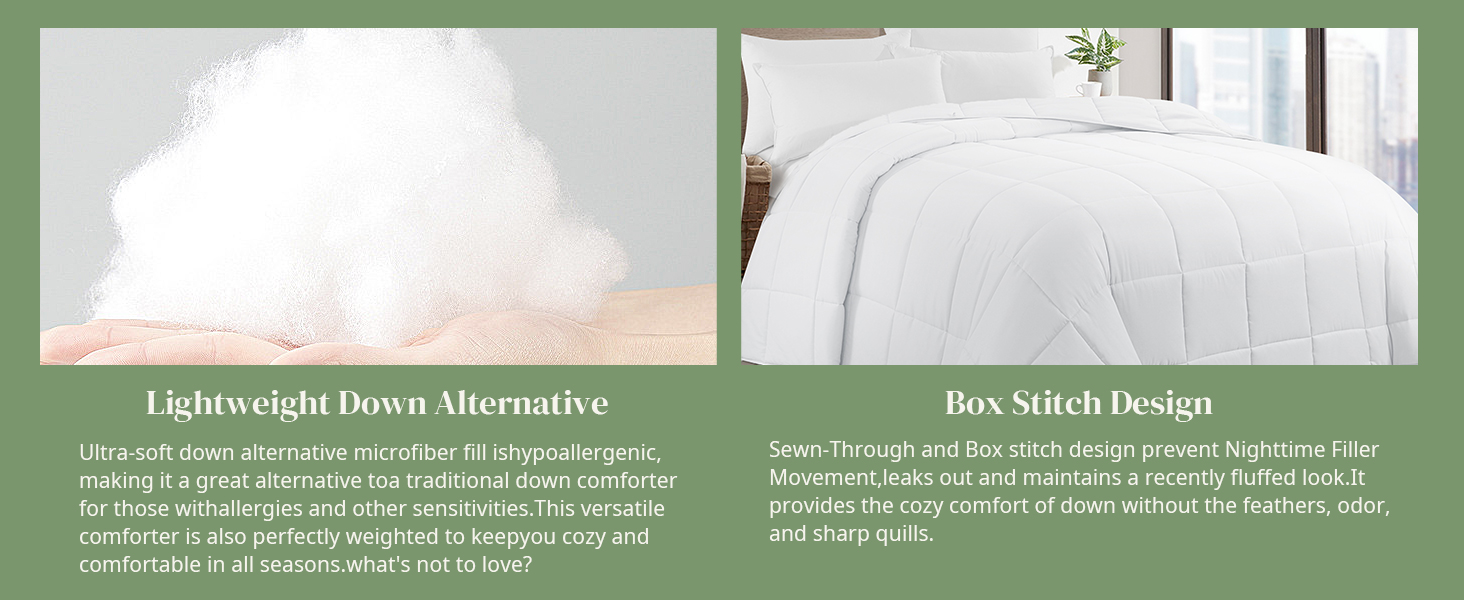 HOMBYS Alaskan King Comforter Lightweight Quilted Down Alternative Duvet Insert for All Season White
| HOMBYS Alaska 8fb4788f Acff 4473 9f1b 77daa0e960d2. CR0,0,1464,600 PT0 SX1464 V1
