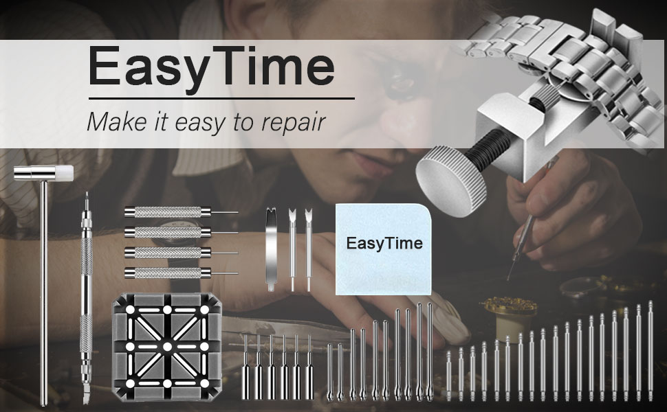 Watch Link Removal Tool Kit, Watch Band Tool Kit, Spring Bar Tool Set for Watch