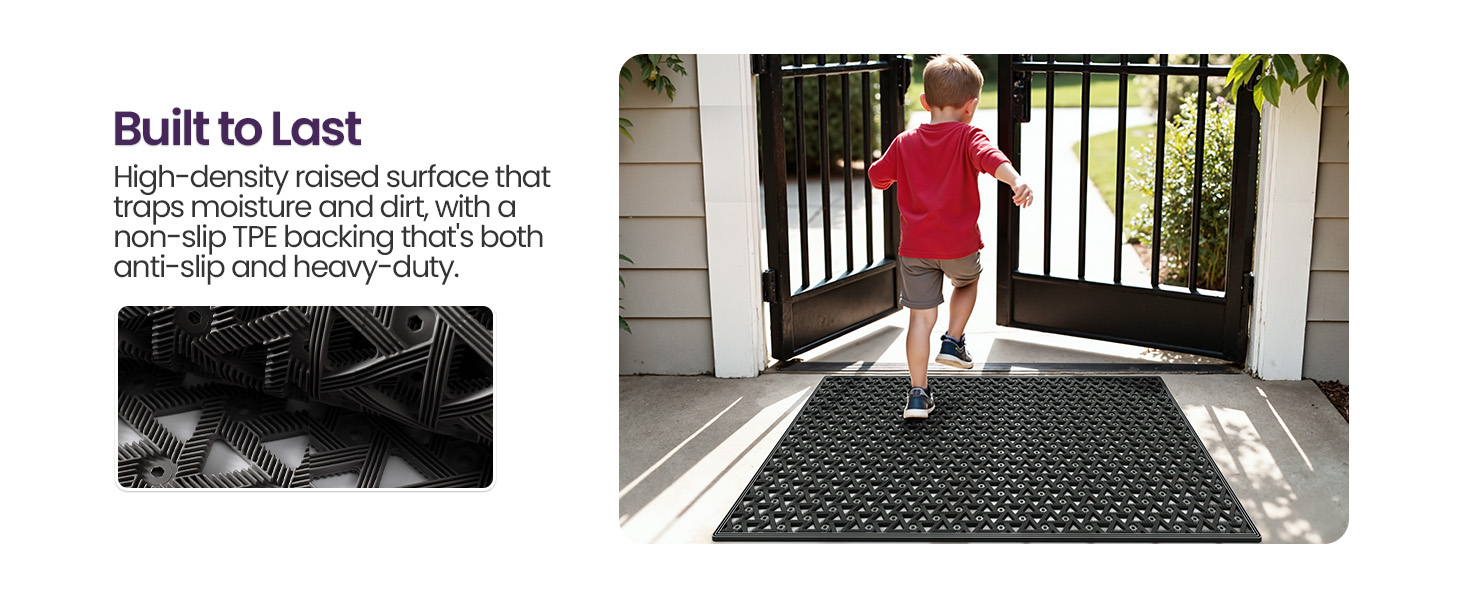 rubber door mat
