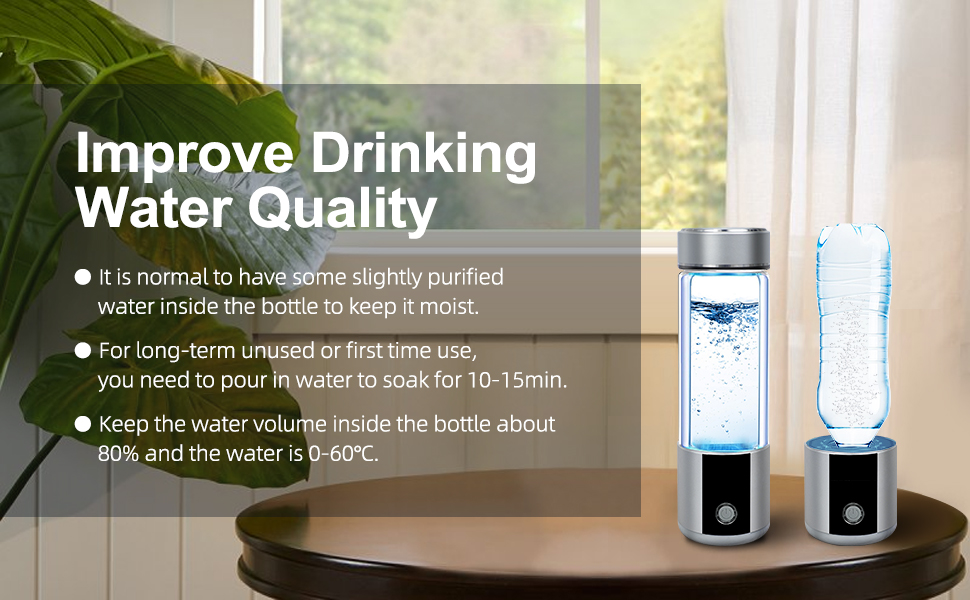 Janebrty Hydrogen Water Bottle