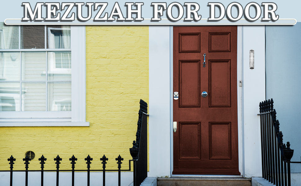 Zivosely 2Pack Jewish Mezuzahs, Mezuzah with Scroll for