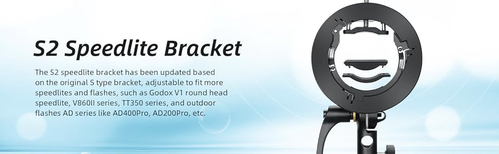 Godox S2 Speedlite Bracket