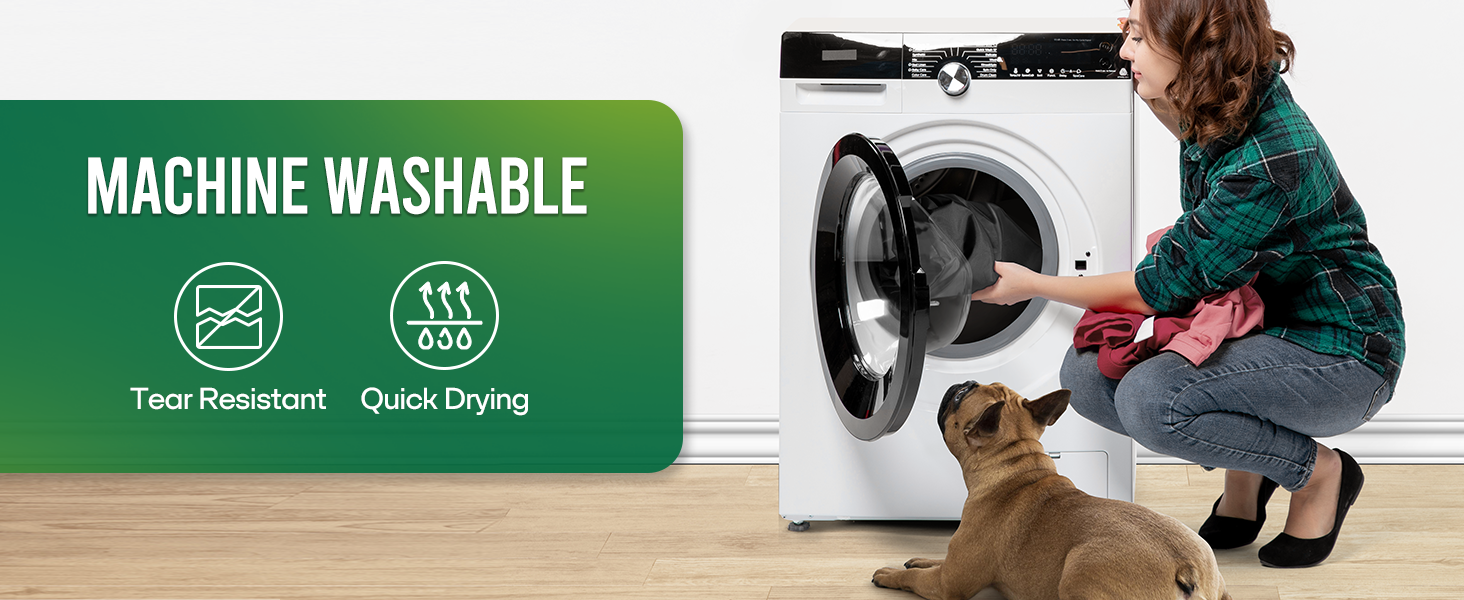 washable dog bed cover