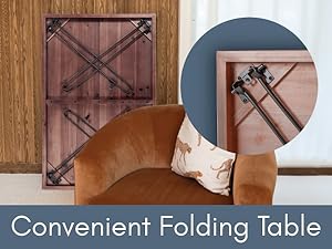 convenient folding table