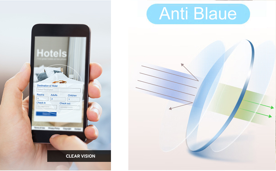 Blaulichtfilter Lesebrille