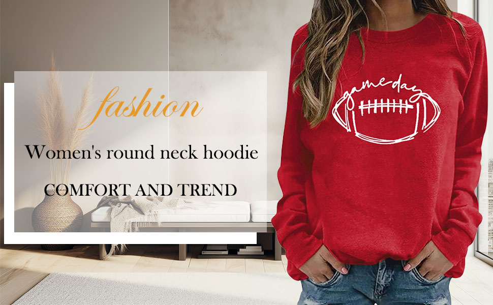 Football Sweatshirt for Women
