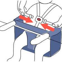 Baby chair attaches to chair Clearance