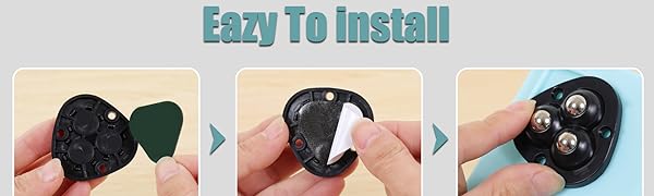 self adhesive caster wheels