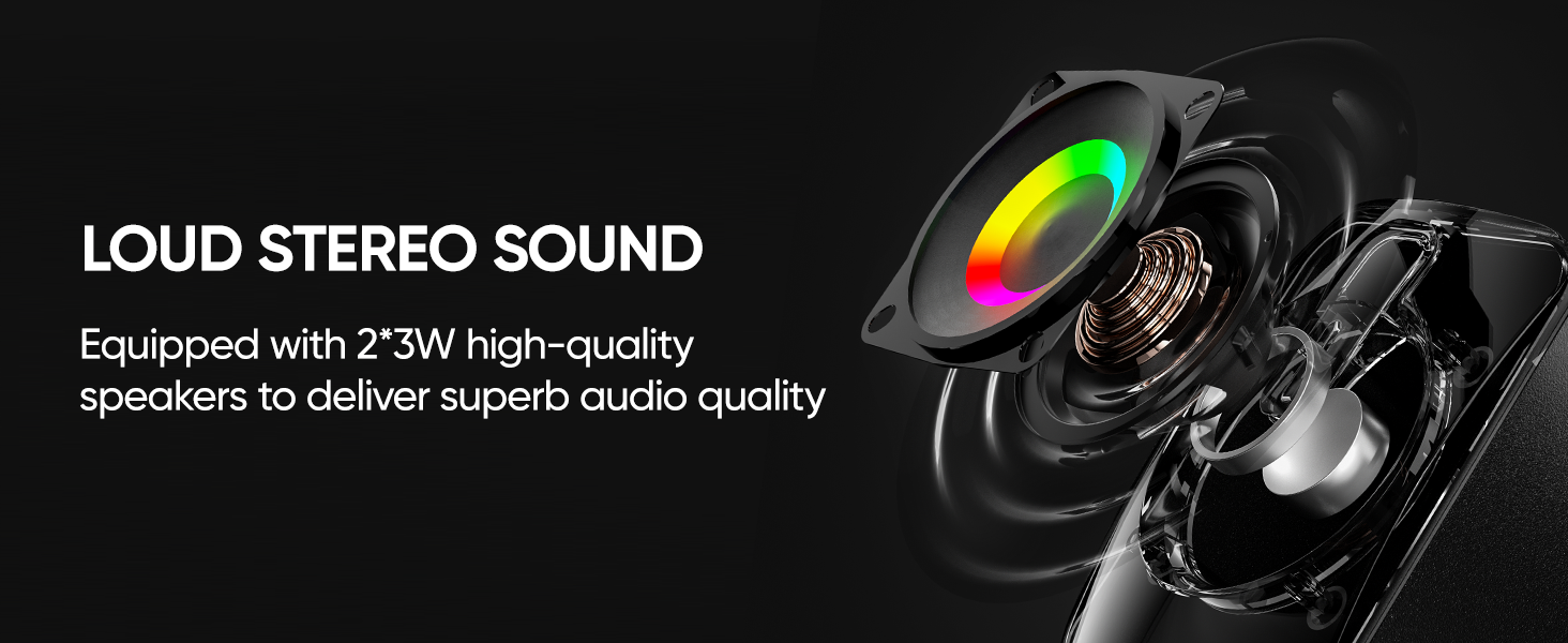 2.0 stereo computer speakers