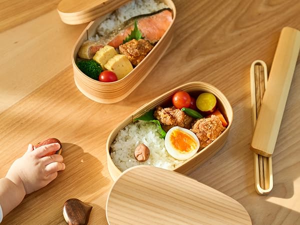 Amazon | 山家漆器店 曲げわっぱ 日本製 お弁当箱 白木 天然杉