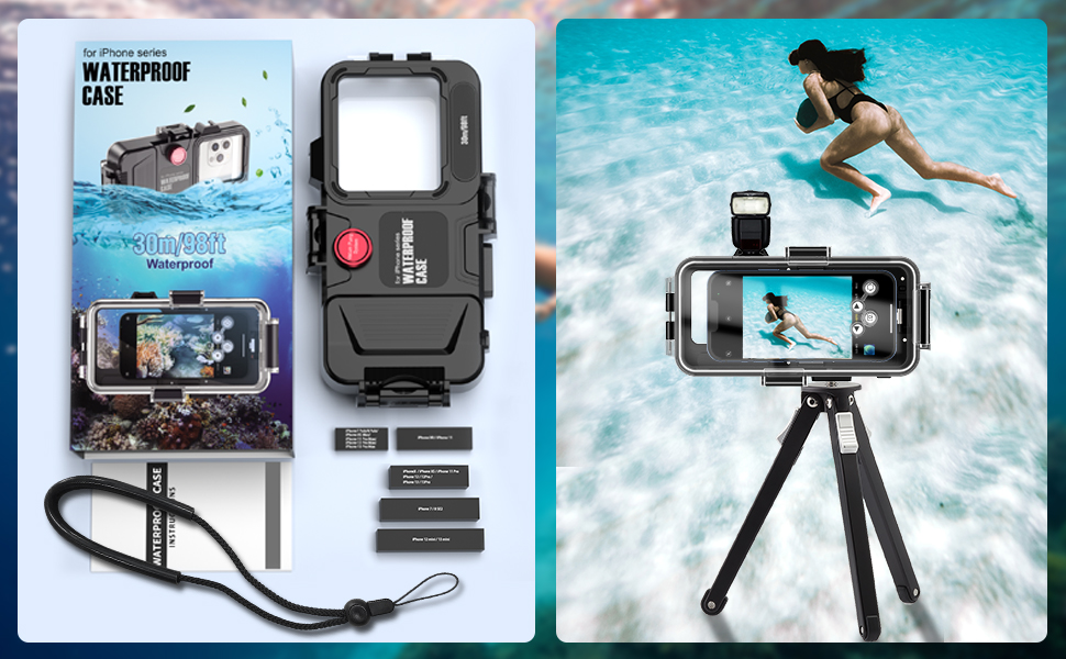 Amazon.co.jp: XIWXI「2023新登場」潜水用ケース スマホ防水