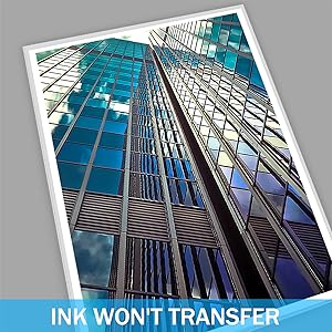 INK WON'T TRANSFER