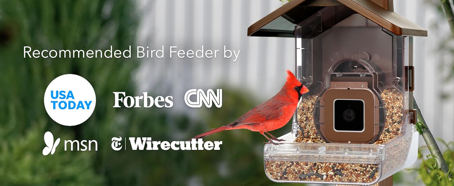 Wasserstein Bird Feeder Camera Case Compatible with Blink