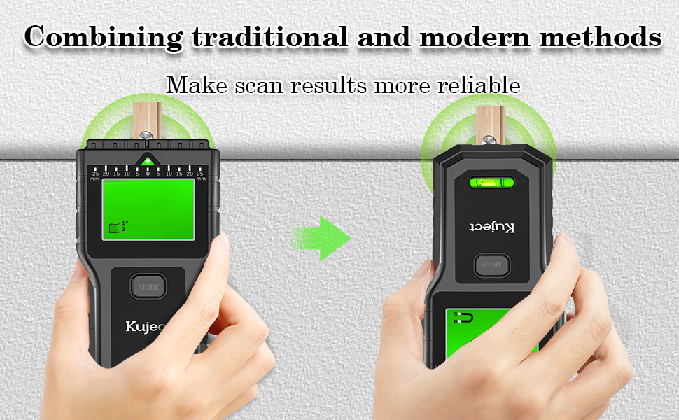 Kuject Stud Finder Wall Scanner 8 in 1 Electronic Stud Sensor Beam