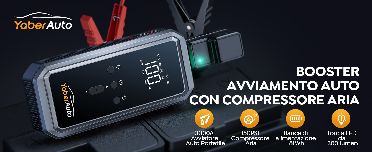 booster avviamento auto