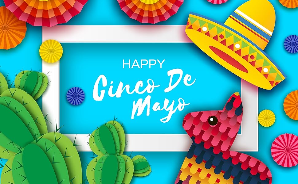 DECORAUSBOX Fiesta Party Decorations, Mexican Party