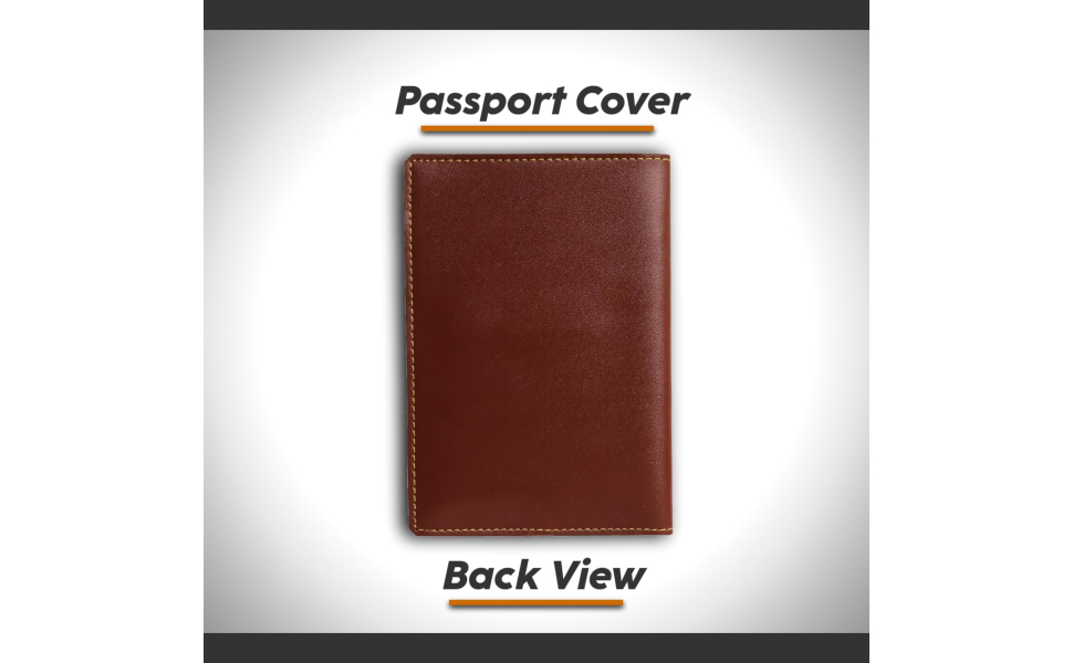 personalised name charm leather passport cover holder for men women customised passport holder