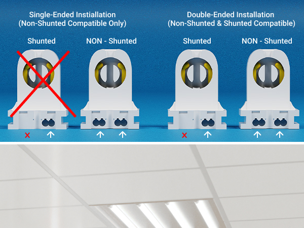 Sunco 10 Pack T8 LED Bulbs 4 Foot, LED Fluorescent Tube