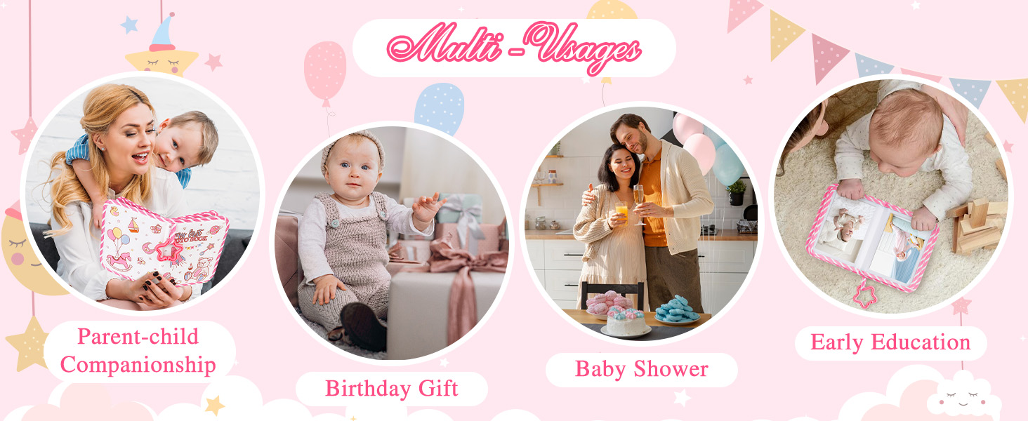 soft cloth baby photo album