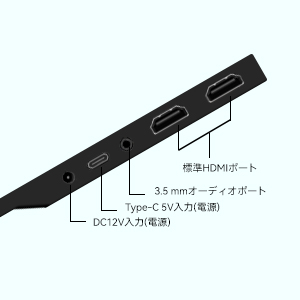 13.3インチ　モバイルモニター　USB Type-C標準HDmini DP Amazon.co.jp: ポータブルモニター、13.3インチHD 1366*768小型