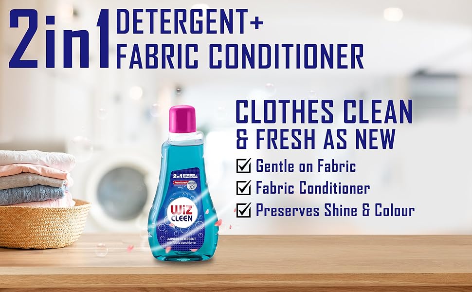 Wiz Cleen Matic Front Load 2in1 Liquid Detergent 5Ltr Refill Can