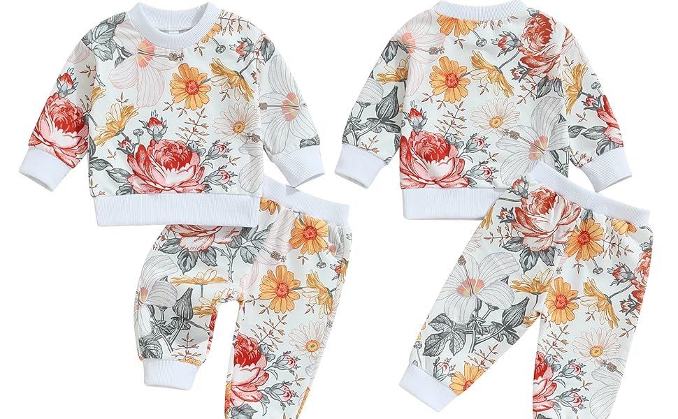 toddler girl clothes 3t cute outfits fall winter spring swaeatshirt sweatpant sweatsuit