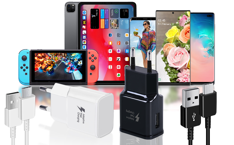 chargeur s20 s20 fe s10 s9 s8 a50 a51 a41 a40 a12 charge rapide type c