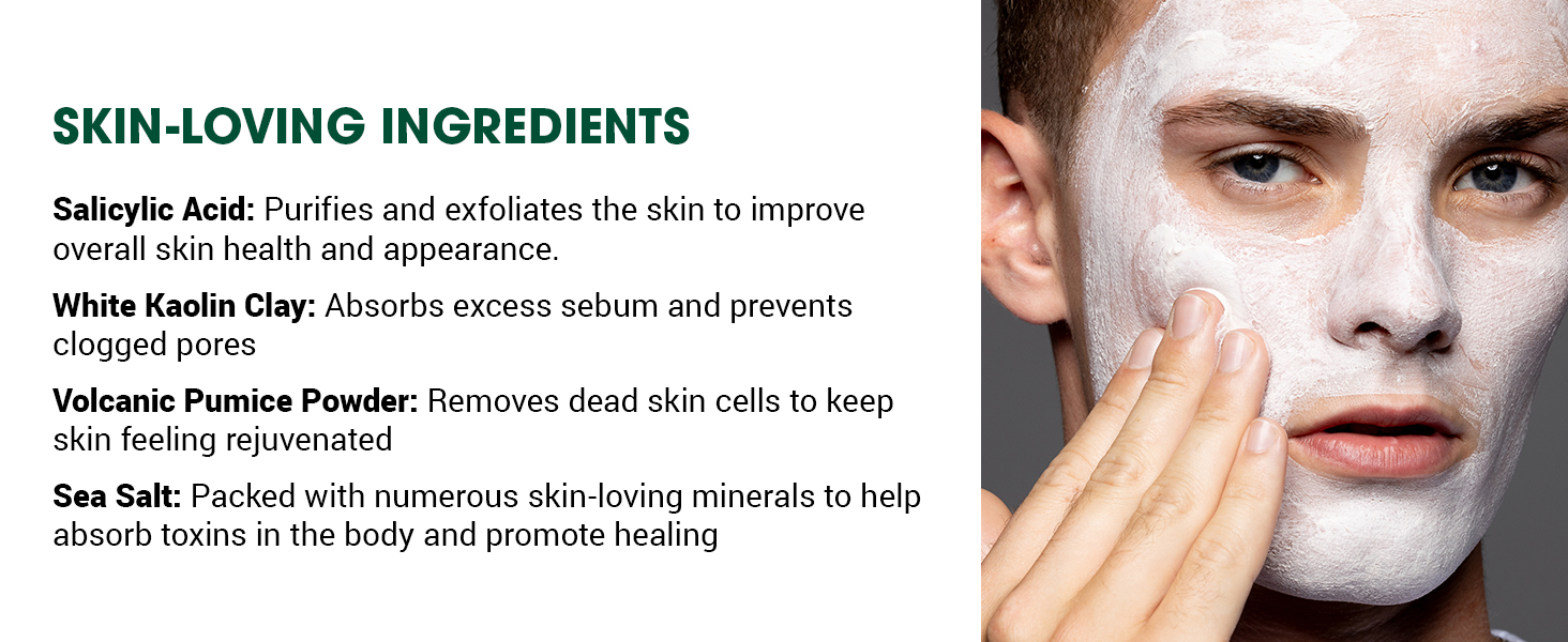 LET'S BE CLEAR oil control face wash key ingredients