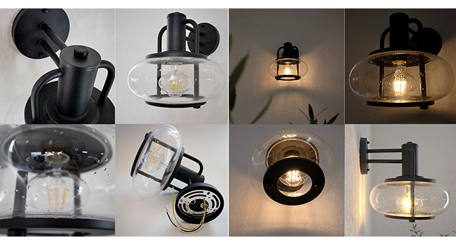 灯り取り　国産品　手作り　ライト付き Amazon.co.jp: でんらい LED 照明 外灯 ウォールライト ランプ