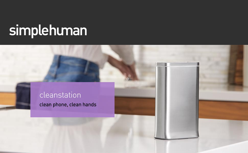 simplehuman Cleanstation Phone Sanitizer with UVC Light