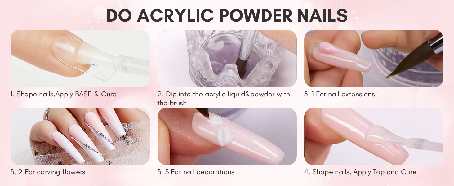 dip powder nail