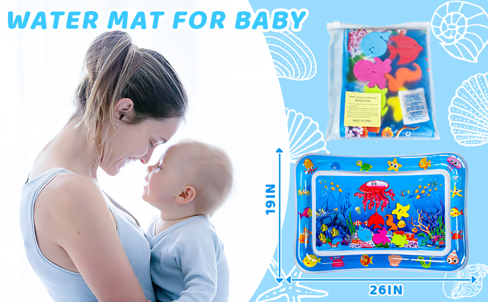 Tummy time mat water mat