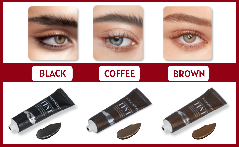 2023 Eyebrow & Eyelash Tint 1 Step 25ML 30PCS Professional Brow Lash