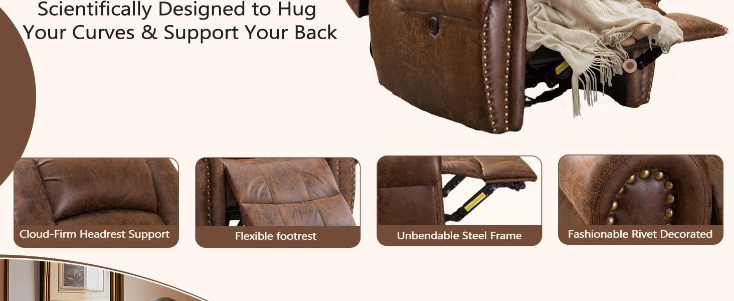 leather recliner