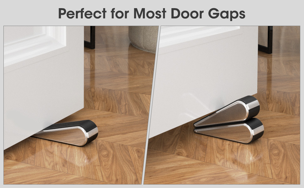 Rosoenvi Door Stoppers, Door Stop for Bottom of Door, Heavy